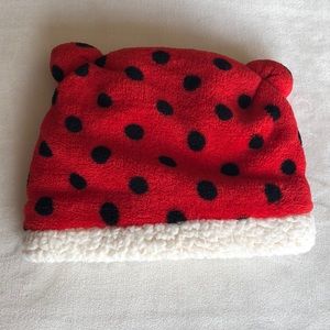 Handmade Baby Ladybug Warm Hat